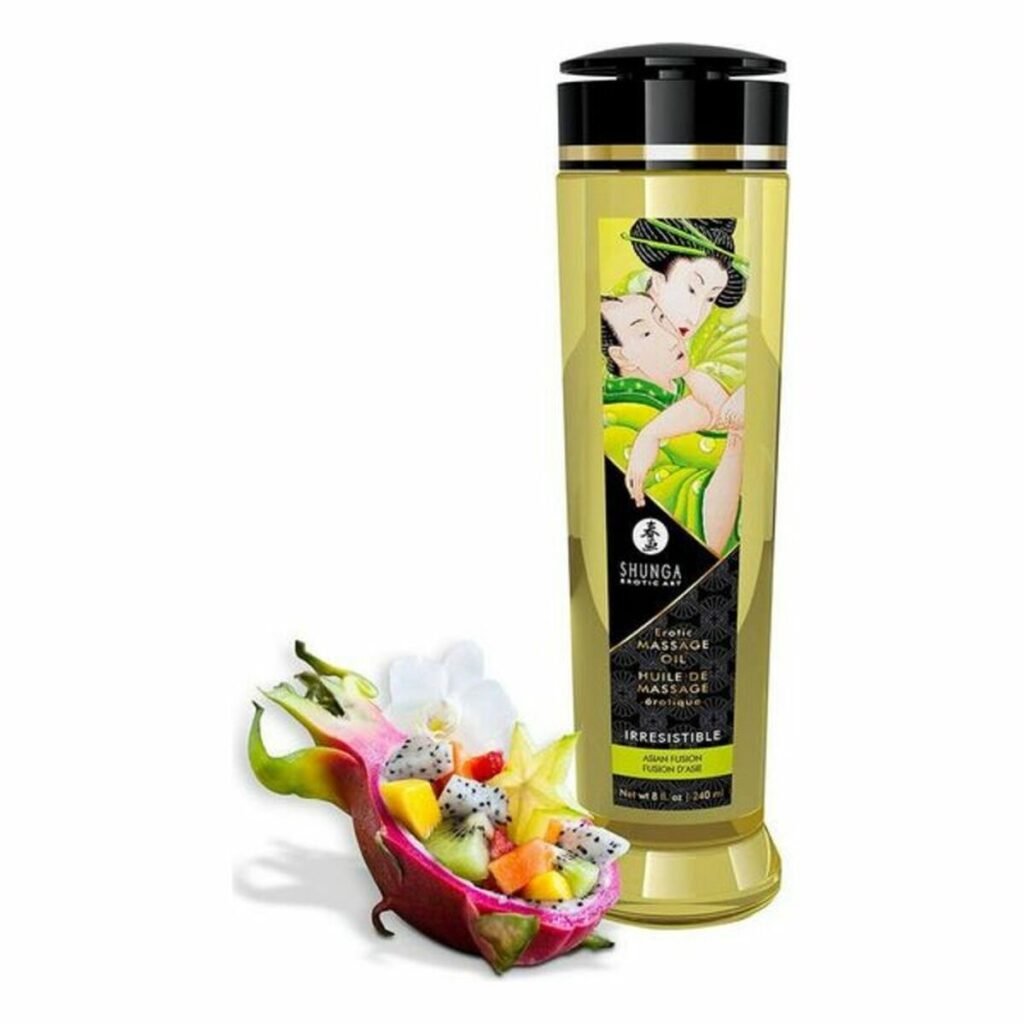 Massasje Olje Asian Fusion Shunga Irresistible (240 ml) med Fantastiske funksjoner