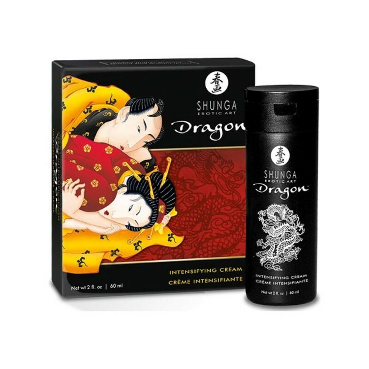 Virility Cream Shunga Dragon (60 ml) med Fantastiske funksjoner