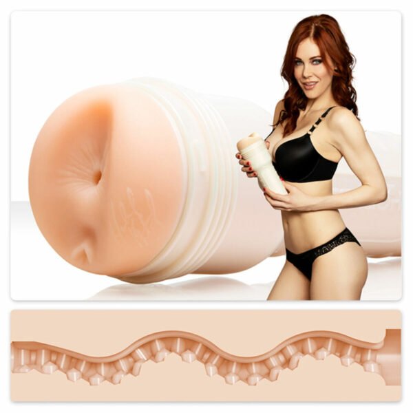 AnalFckr Anal Fantasy-Hvit Fleshlight Maitland Ward Beige med Fantastiske funksjoner