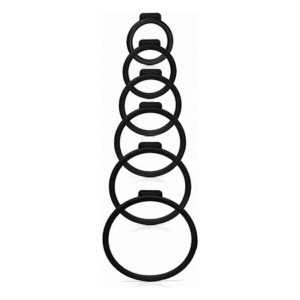 Kukkring Tantus Svart (6 pcs) med Fantastiske funksjoner