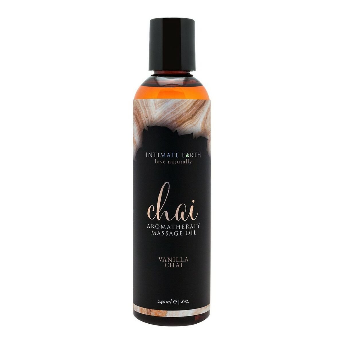 Massasjeolje Chai 240 ml Intimate Earth 771044-240 Vanilje Søt med Fantastiske funksjoner