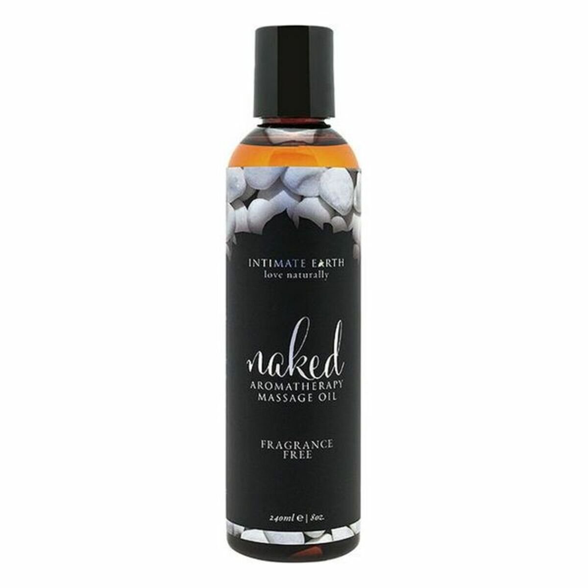 Erotisk Massasjeolje Intimate Earth Naked (240 ml) med Fantastiske funksjoner