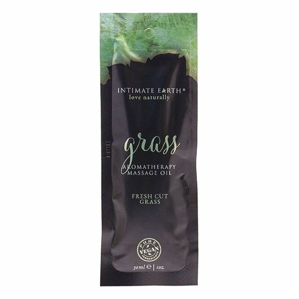 Erotisk Massasjeolje Intimate Earth Grass (30 ml) med Fantastiske funksjoner