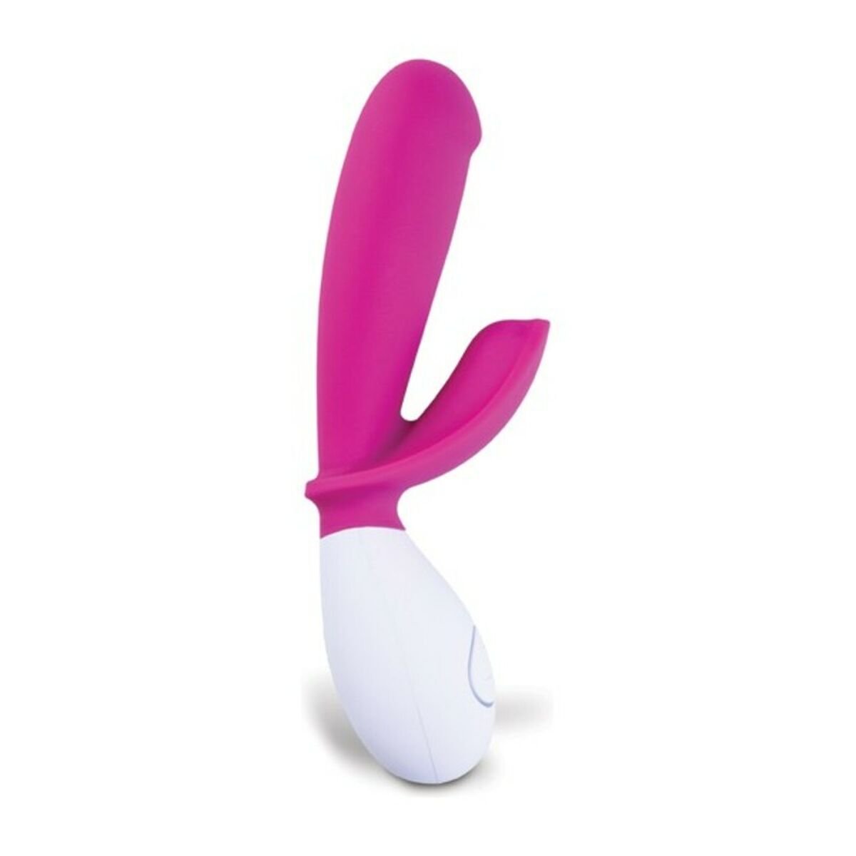 Snuggle Dobbel Stimulering Vibe Lovelife by OhMiBod AT015 Hvit/Rosa med Fantastiske funksjoner