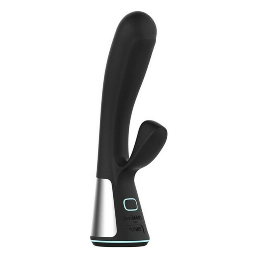 Dobbel Stimulering Vibe Kiiroo Svart (18 cm) med Fantastiske funksjoner