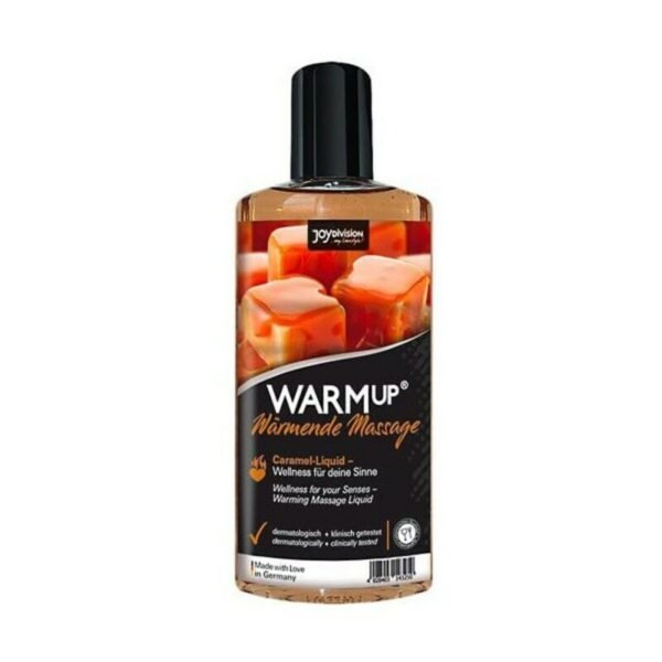 Erotisk Massasjeolje Joydivision Warm Up Karamell (150 ml) med Fantastiske funksjoner