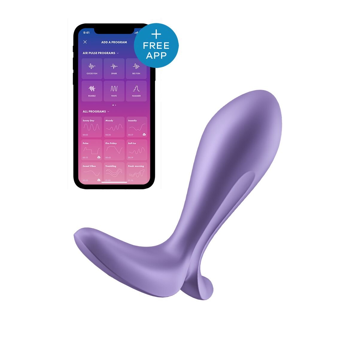 Cassini Anal Vibrator Svart Satisfyer med Fantastiske funksjoner