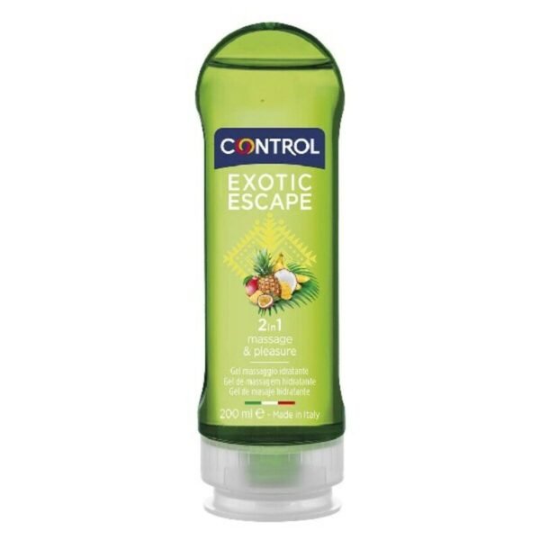 Erotisk Massasjeolje Exotic Escape Control 8411134135803 (200 ml) med Fantastiske funksjoner