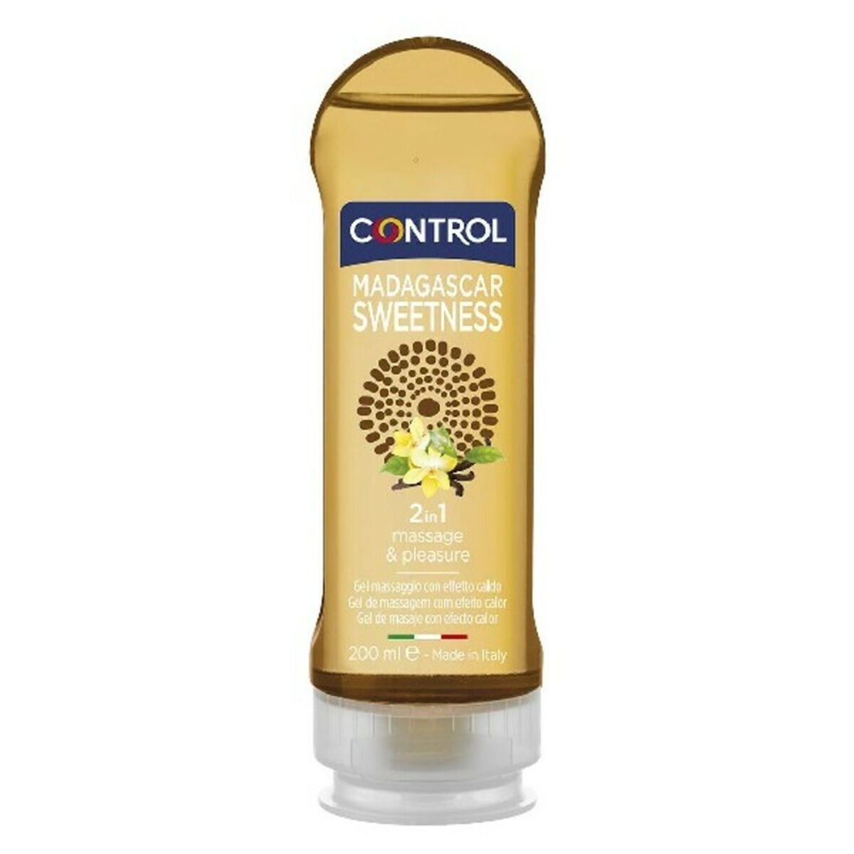 Erotisk Massasjeolje Madagascar Control 200 ml (200 ml) med Fantastiske funksjoner