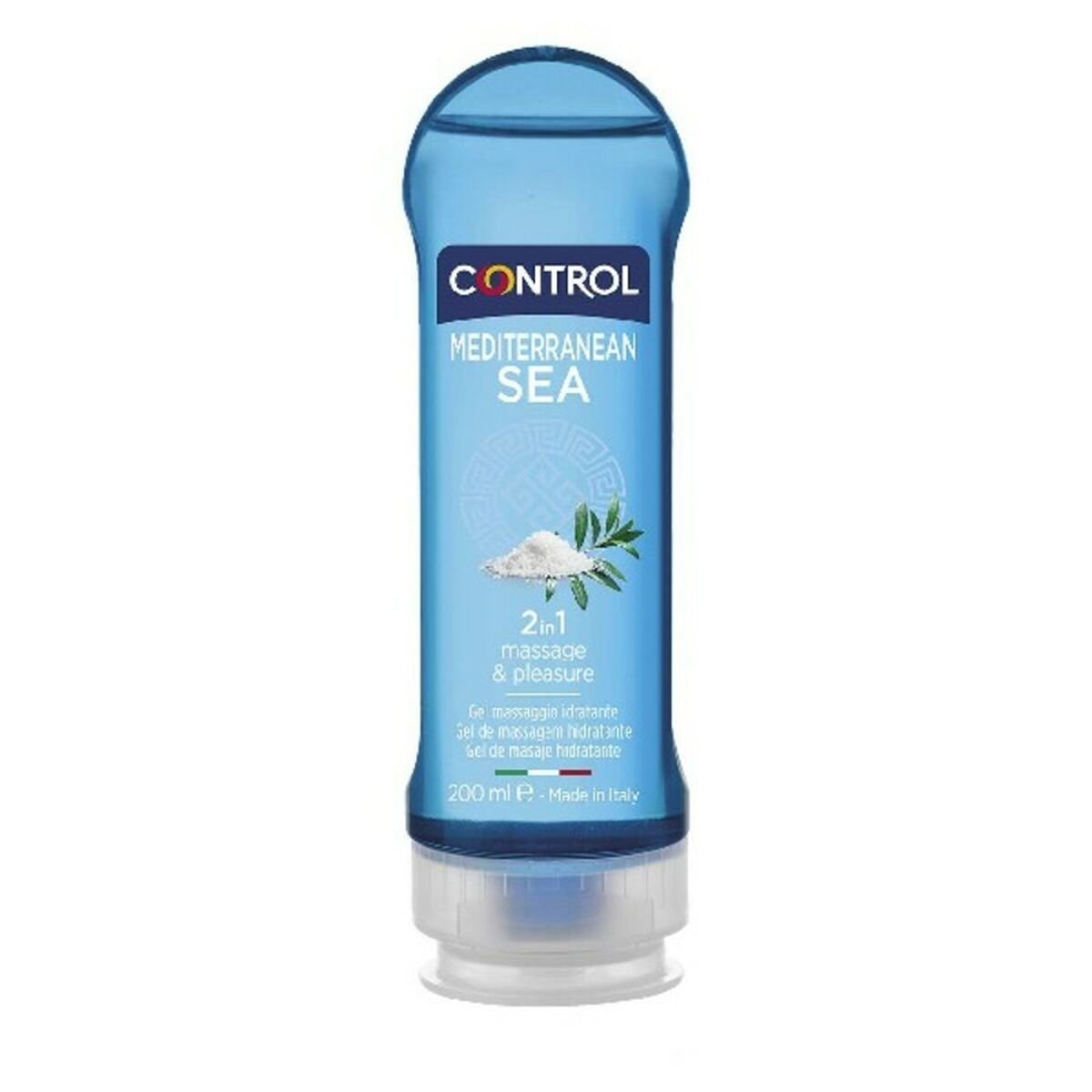 Erotisk Massasjeolje Mediterranean Control 200 ml (200 ml) med Fantastiske funksjoner