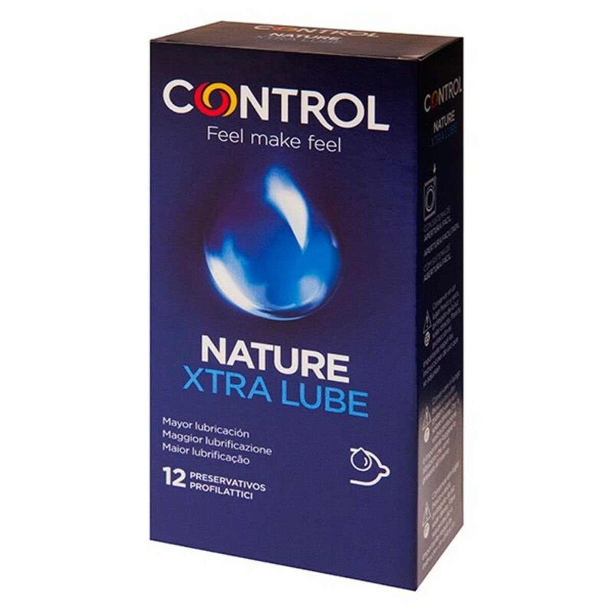 Kondomer Control Nature Extra Lube (12 uds) med Fantastiske funksjoner