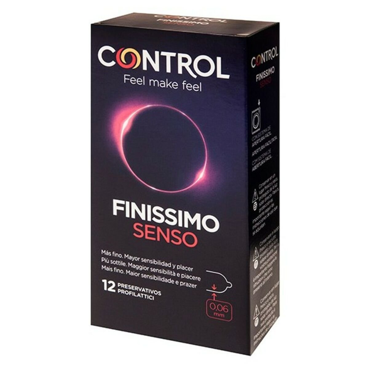 Kondomer Control Finissimo Senso (12 uds) med Fantastiske funksjoner