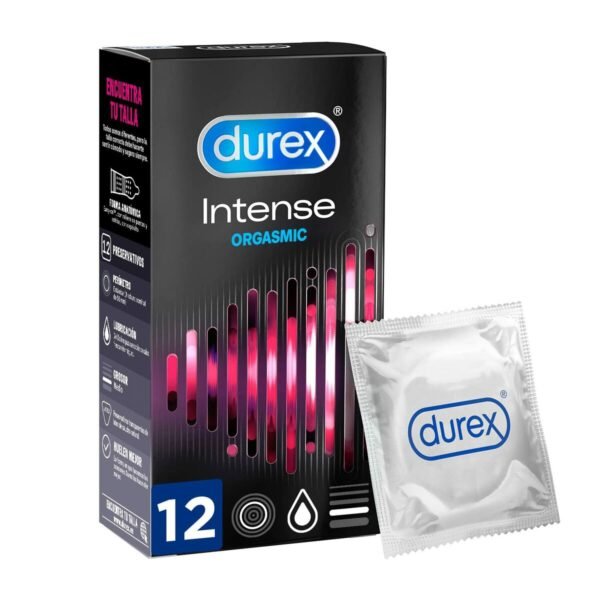 Kondomer Durex Intense Orgasmic 12 enheter med Fantastiske funksjoner