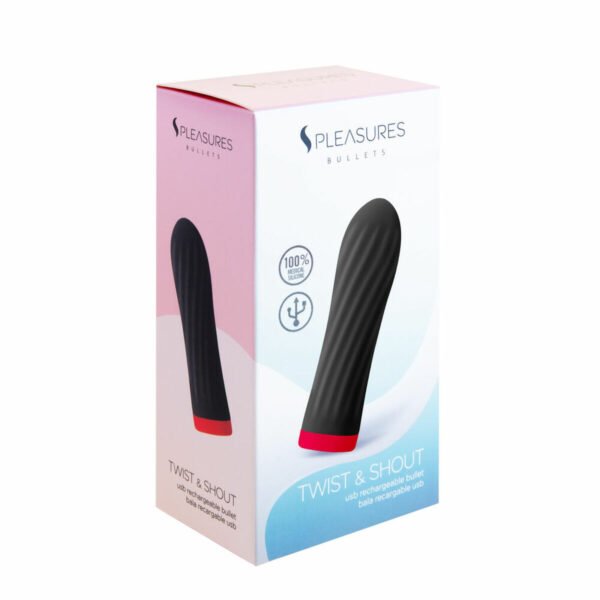 Bullet Vibrator S Pleasures Svart (8