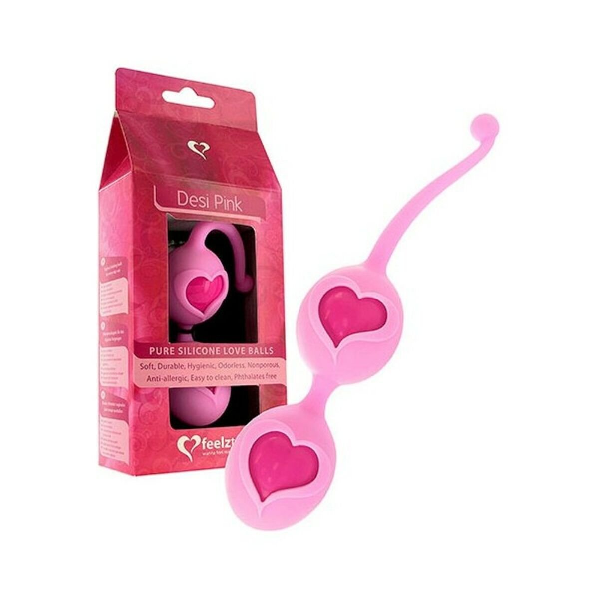 Orgasme-baller FeelzToys Desi Pink med Fantastiske funksjoner