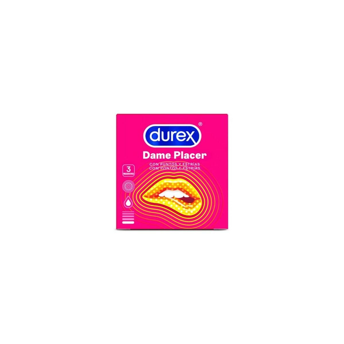 Kondomer Dame Placer Durex 3 uds med Fantastiske funksjoner