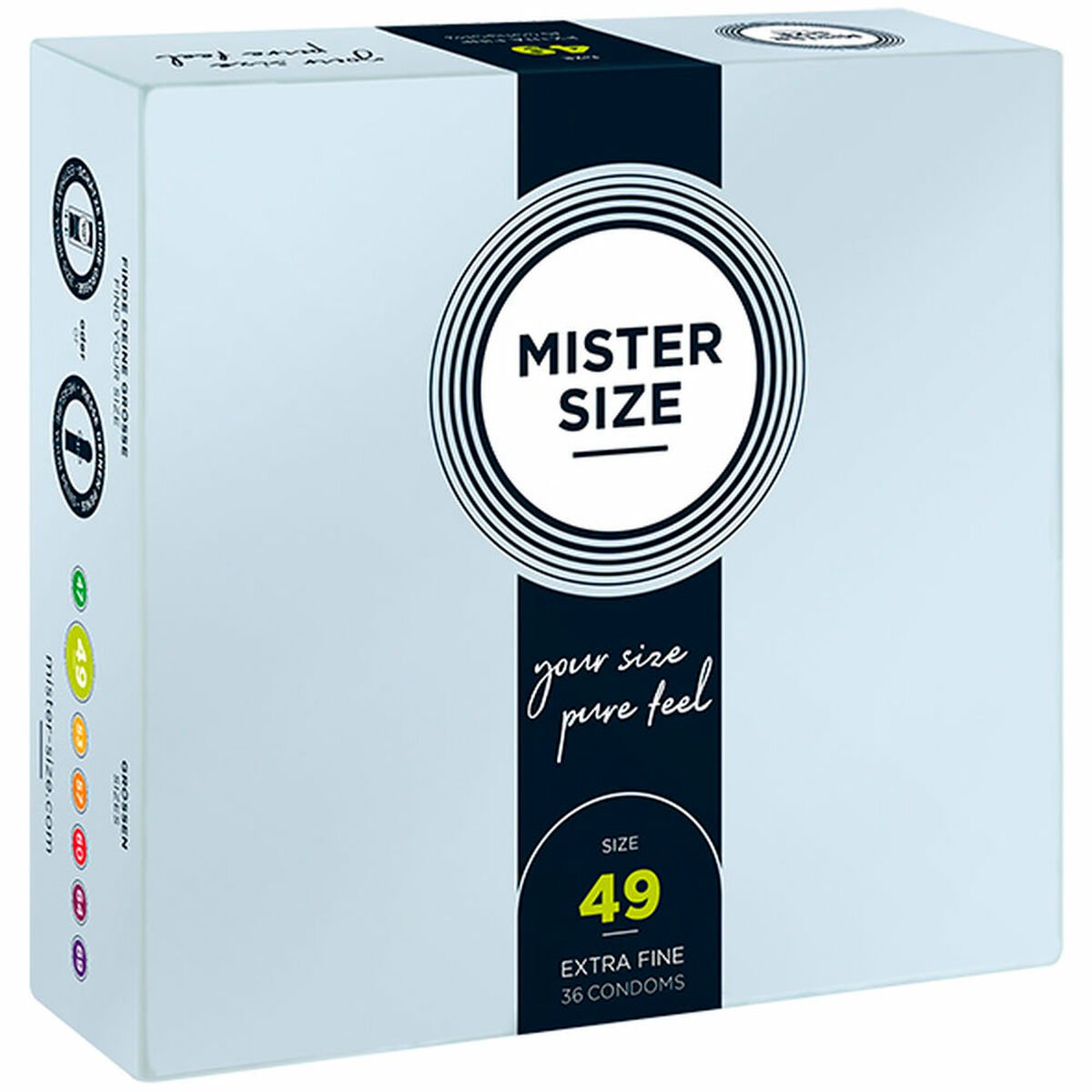 Kondomer Mister Size MR4936 Ø 4
