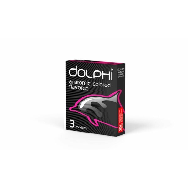 Kondomer dolphi Anatomic colored flavored 12 enheter