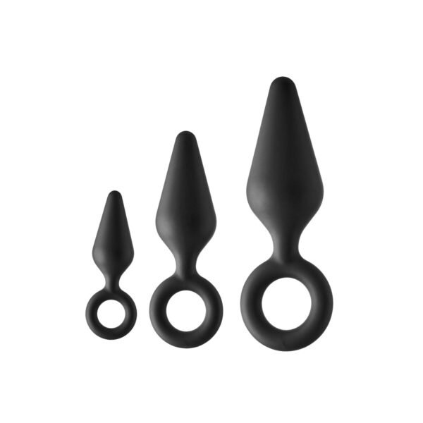 Analplugg Dream Toys Fantasstic Svart 3 Deler