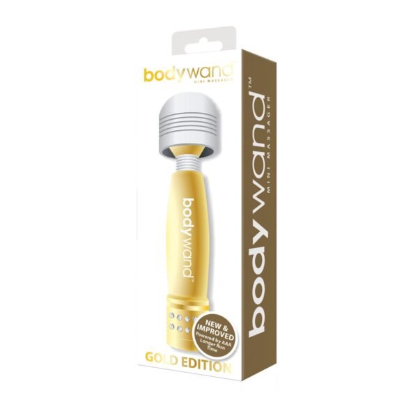 Vibrator med 10 Funksjoner Bodywand Mini Wands Gyllen