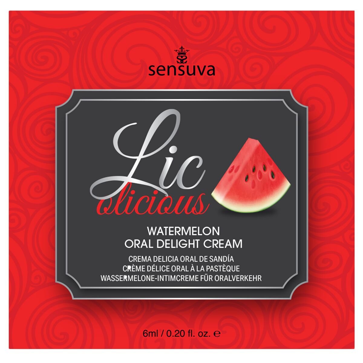 Smaksatt Glidemiddel Sensuva Vannmelon 6 ml