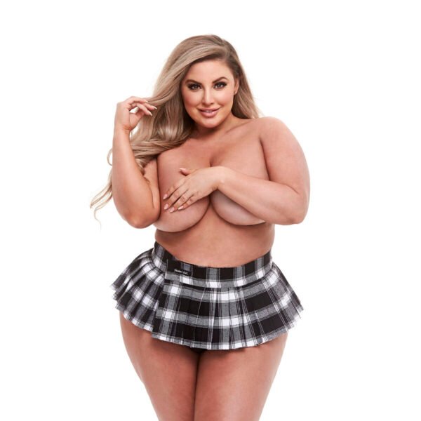 Erotisk Kostyme Teacher’s Pet School Girl Svart Queen size