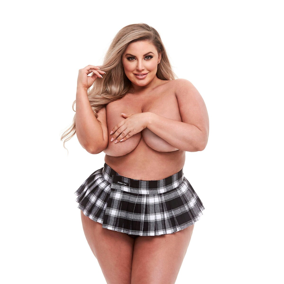 Erotisk Kostyme Teacher’s Pet School Girl Svart Queen size
