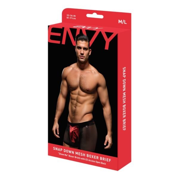 Boxershorts for menn Envy Svart L/XL