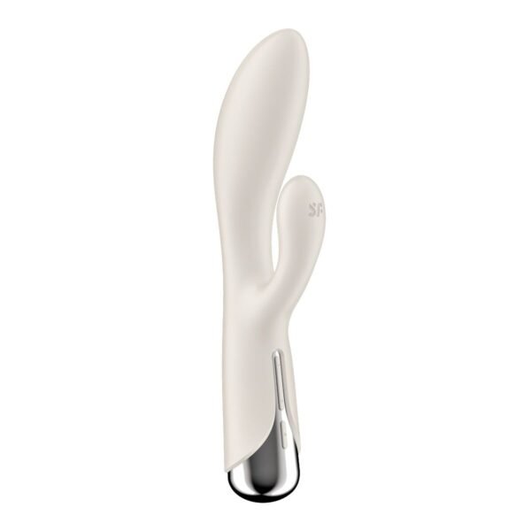 Dobbel Stimulering Vibe Satisfyer Spinning Rabbit 1 Hvit