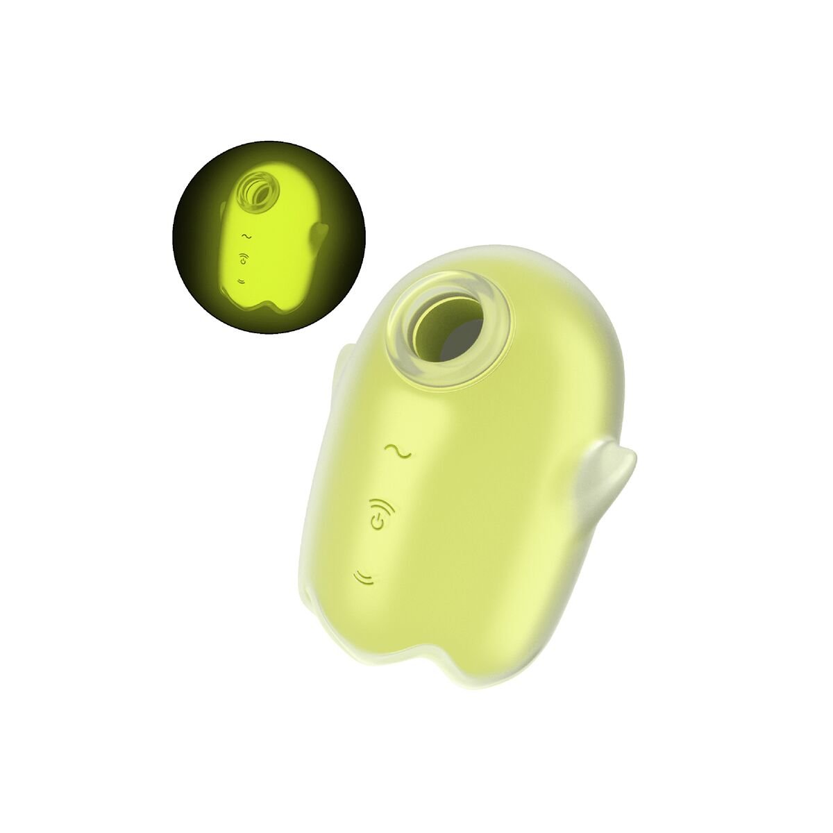 Sugestimulator for klitoris Satisfyer Glowing Ghost Gul