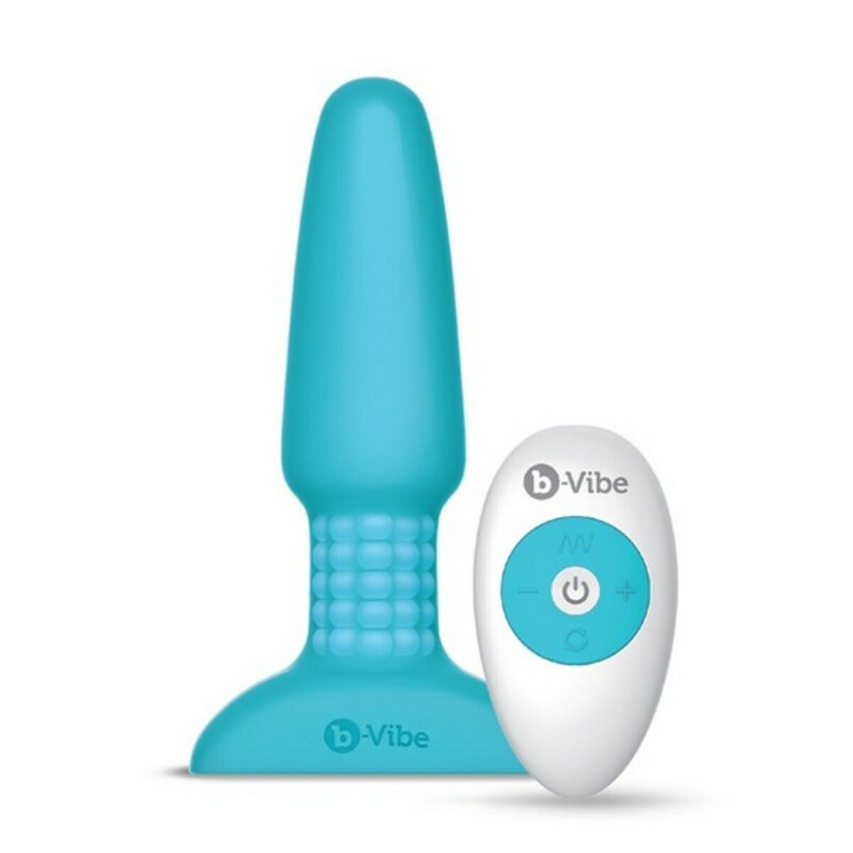 Analplugg med fjernkontroll B-Vibe RIMMING PLUG 2 Blå