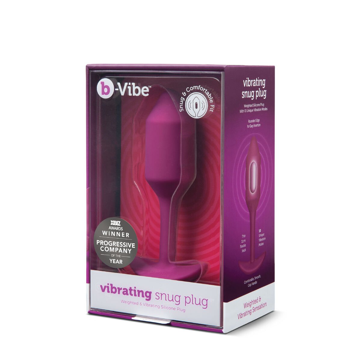 Analplugg B-Vibe Vibrating Lilla
