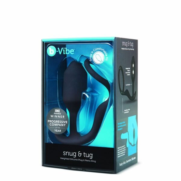 Analplugg Snug & Tug B-Vibe Svart