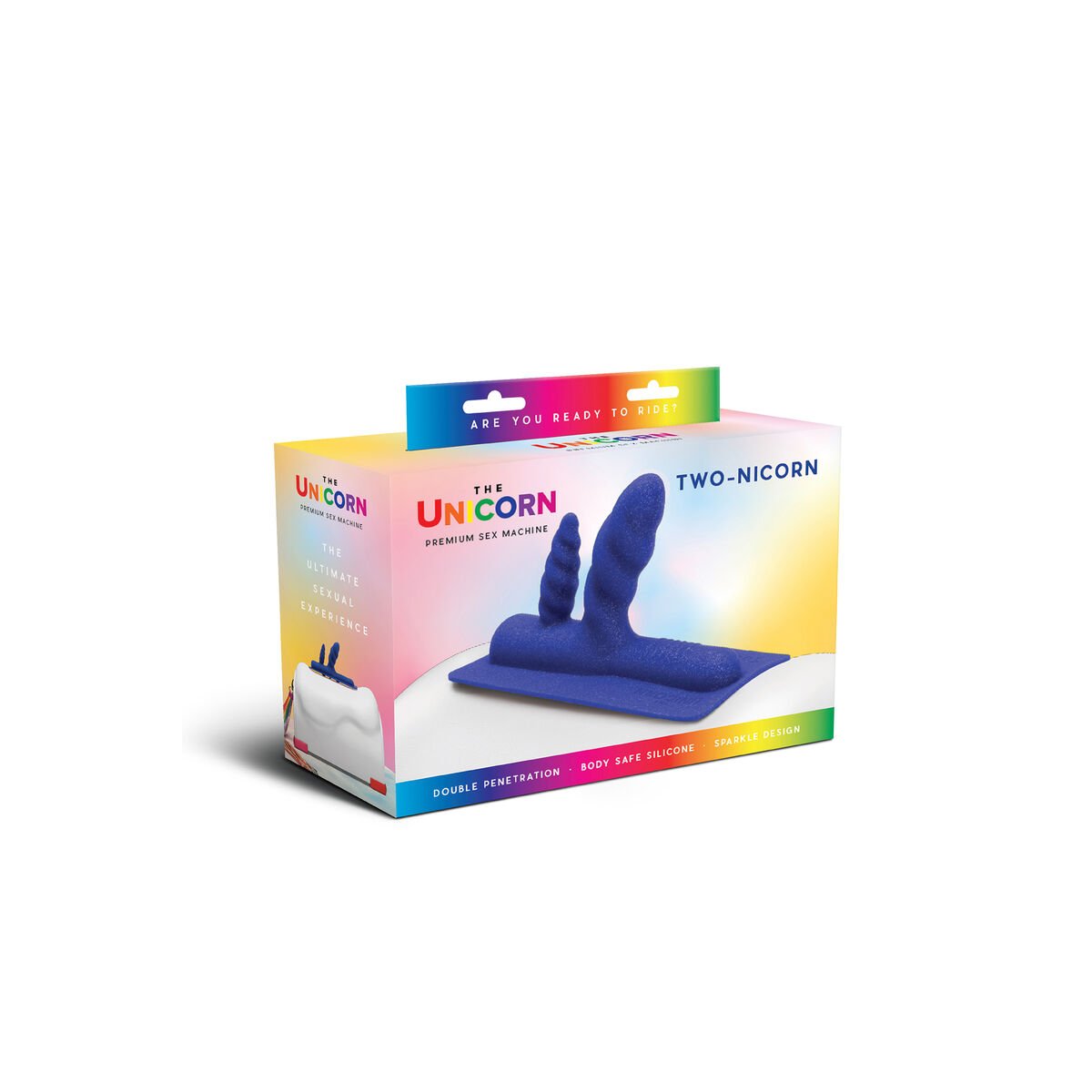 Onanerer The Cowgirl Unicorn Attachment Two-Nicorn Blå Ø 3