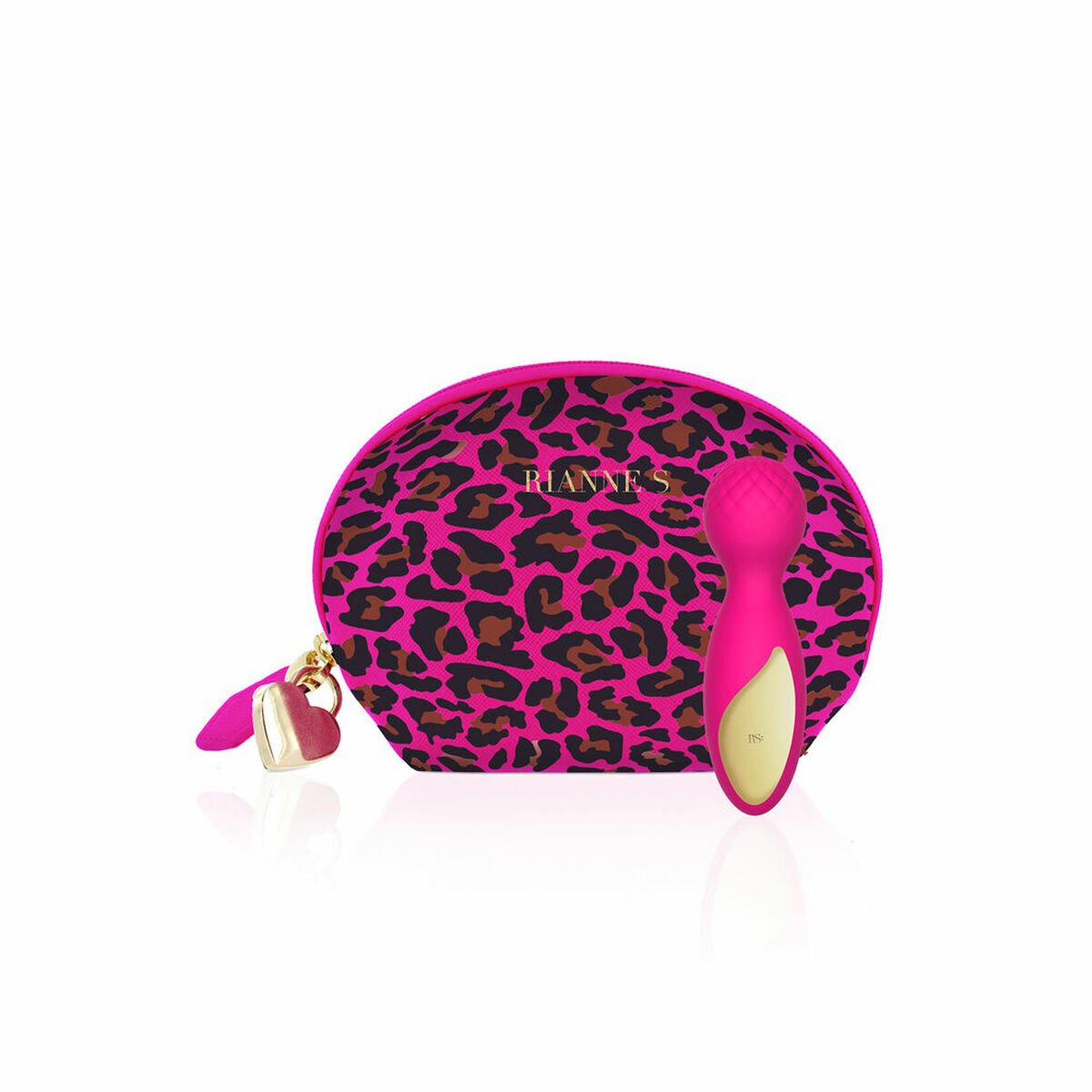 Stavmassør Lovely Leopard Mini Rianne S Rosa Gyllen